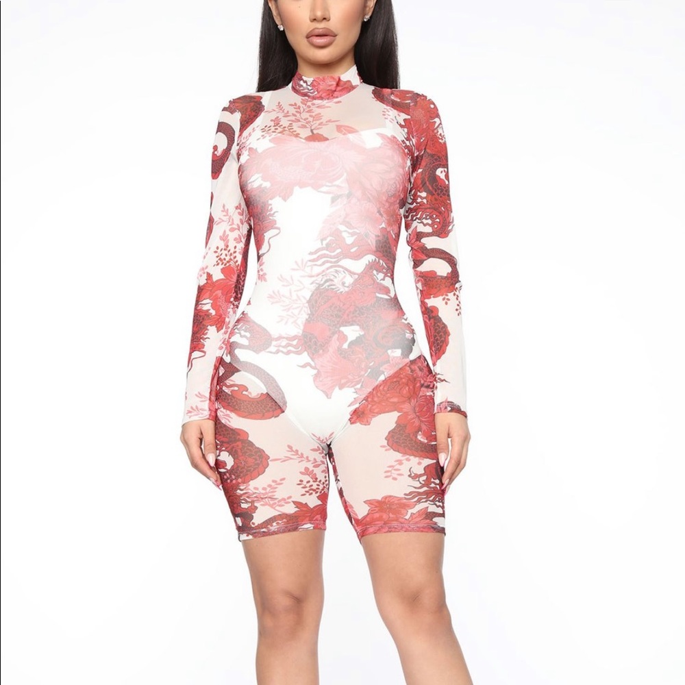 NEW mesh romper